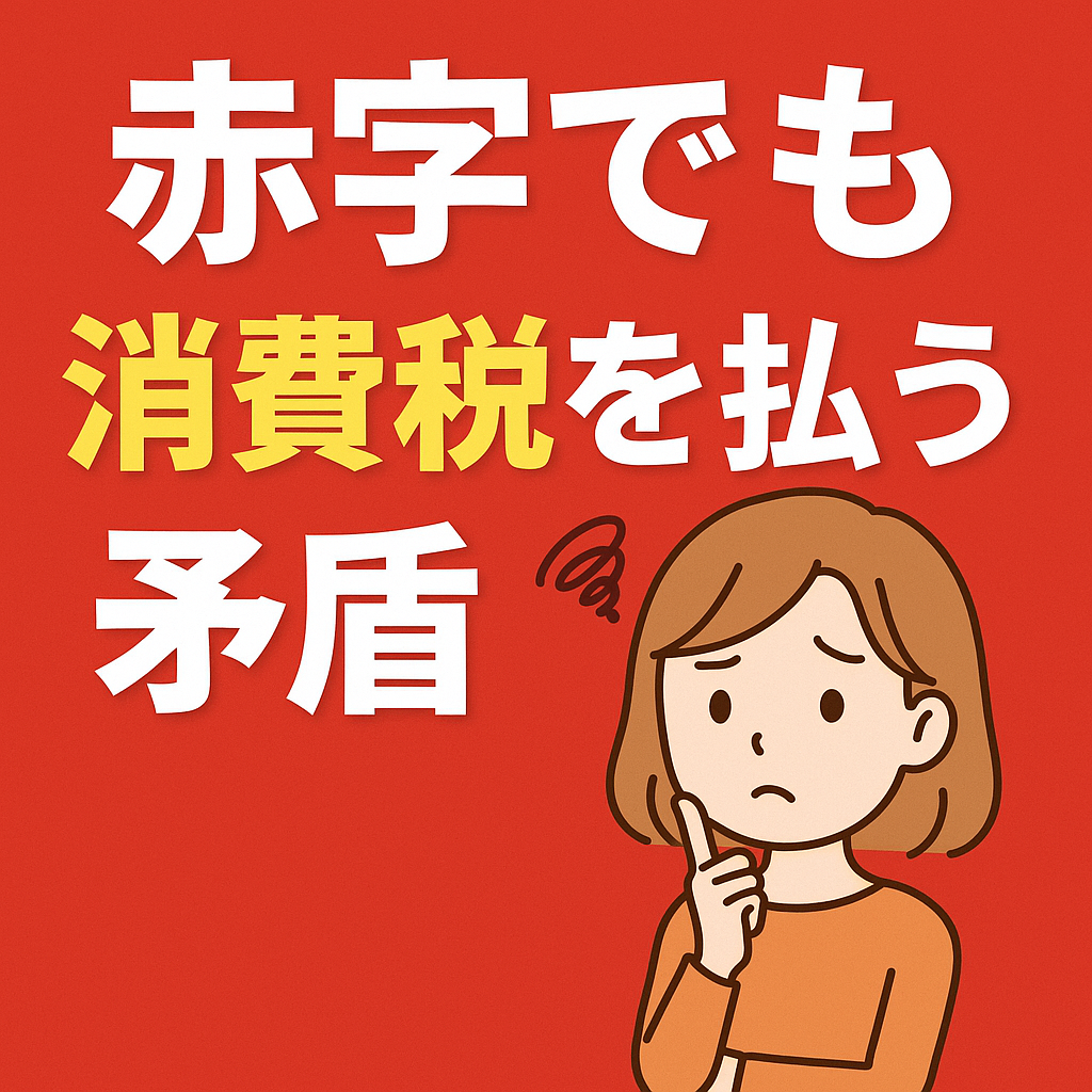 赤字でも消費税を払わなければならない理由 - 小森さだゆき