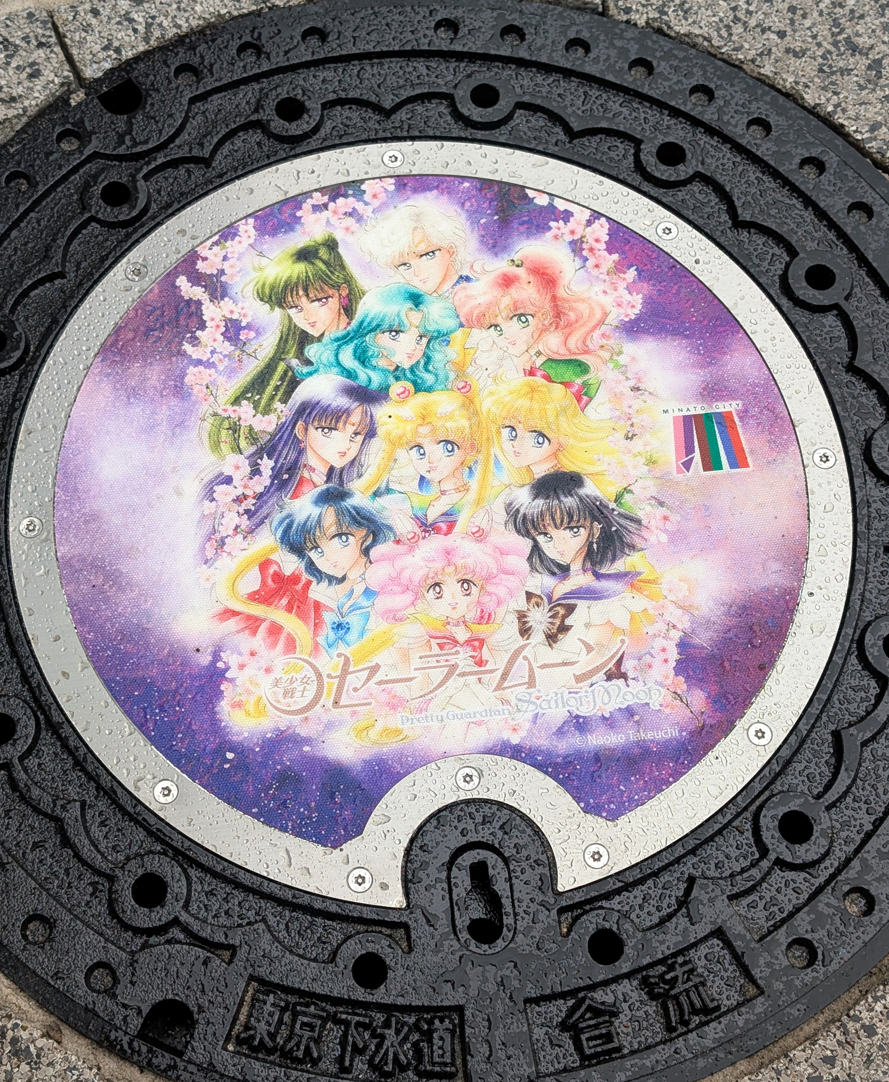 「散歩にゴーの日」セーラームーンマンホール新設で散策が楽しい！