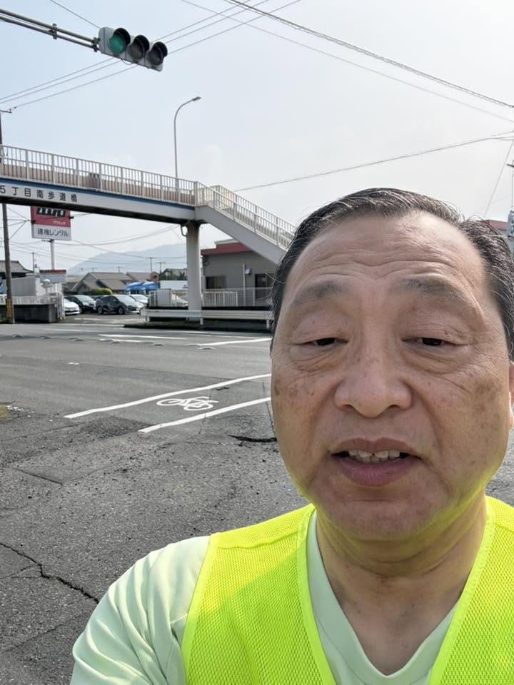 道路に穴が空いていると連絡をいただきました【倉敷市議会議員】2026.6