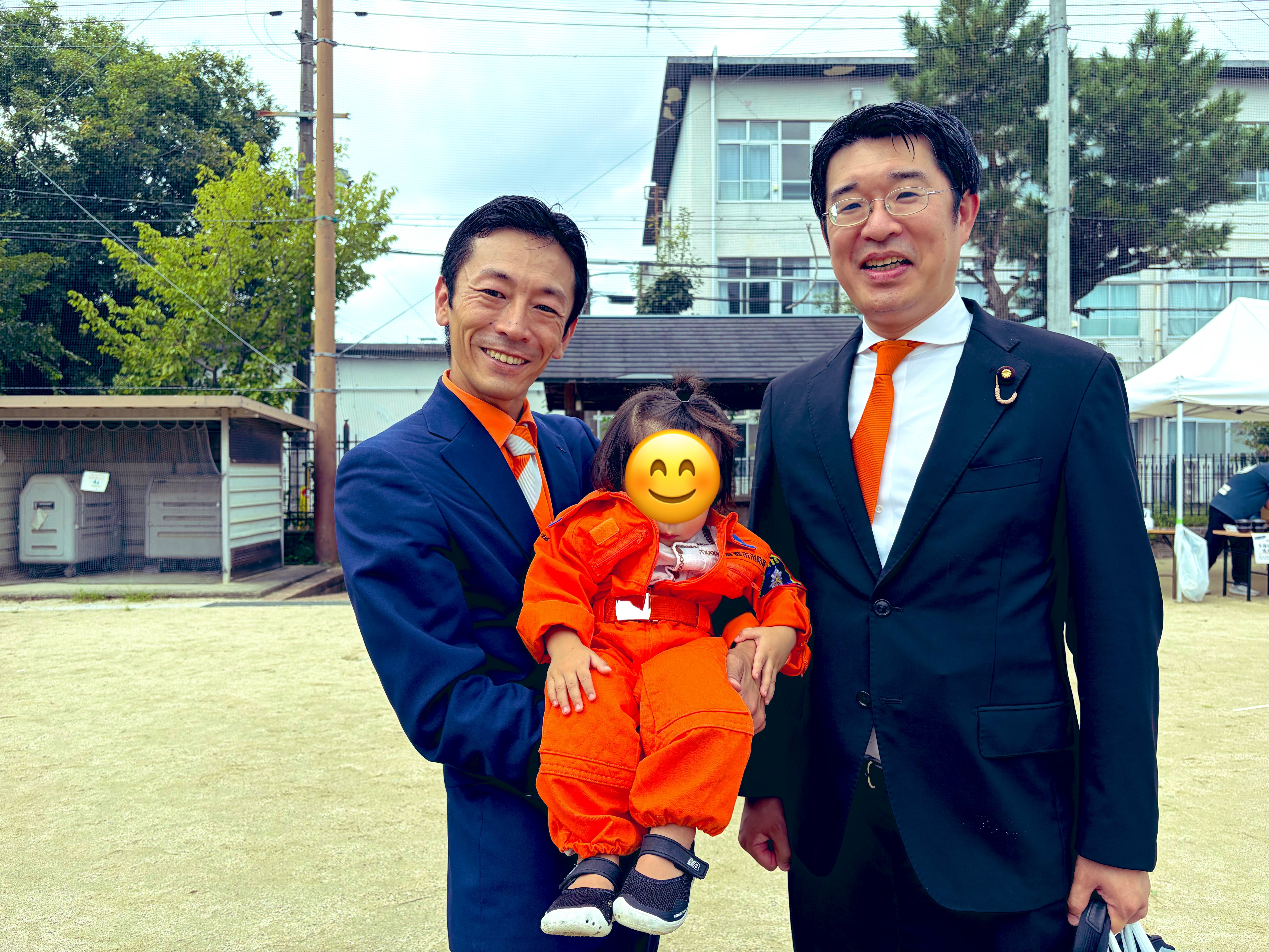 【左京区】錦林小学校で「第3回きんりん消防団フェスタ」開催！安達悠司参院議員と放水体験・地域交流へのサムネイル