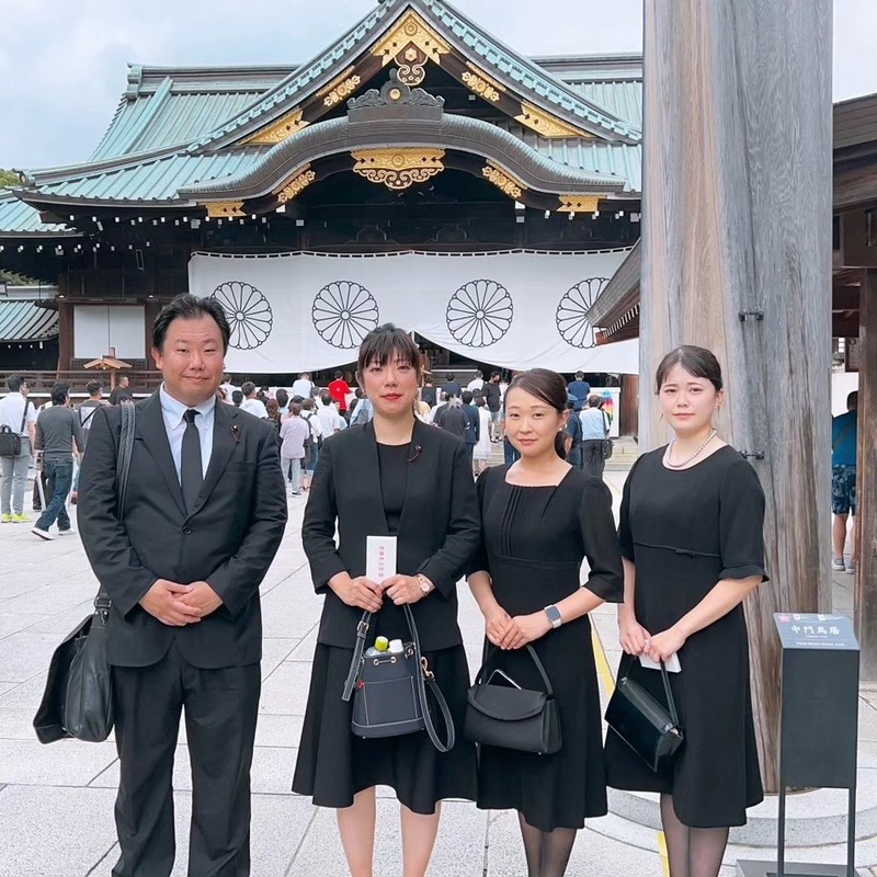 靖国神社大東亜戦争 終戦70年参拝記念品ハンカチ