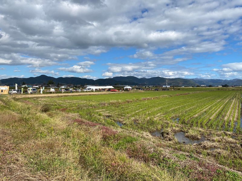 10月22日(日)、爽やかな秋晴れが広がる中、南陽市法師柳の田んぼで、南陽市が生んだシンガーソ... 舟山康江（フナヤマヤスエ） ｜ 選挙