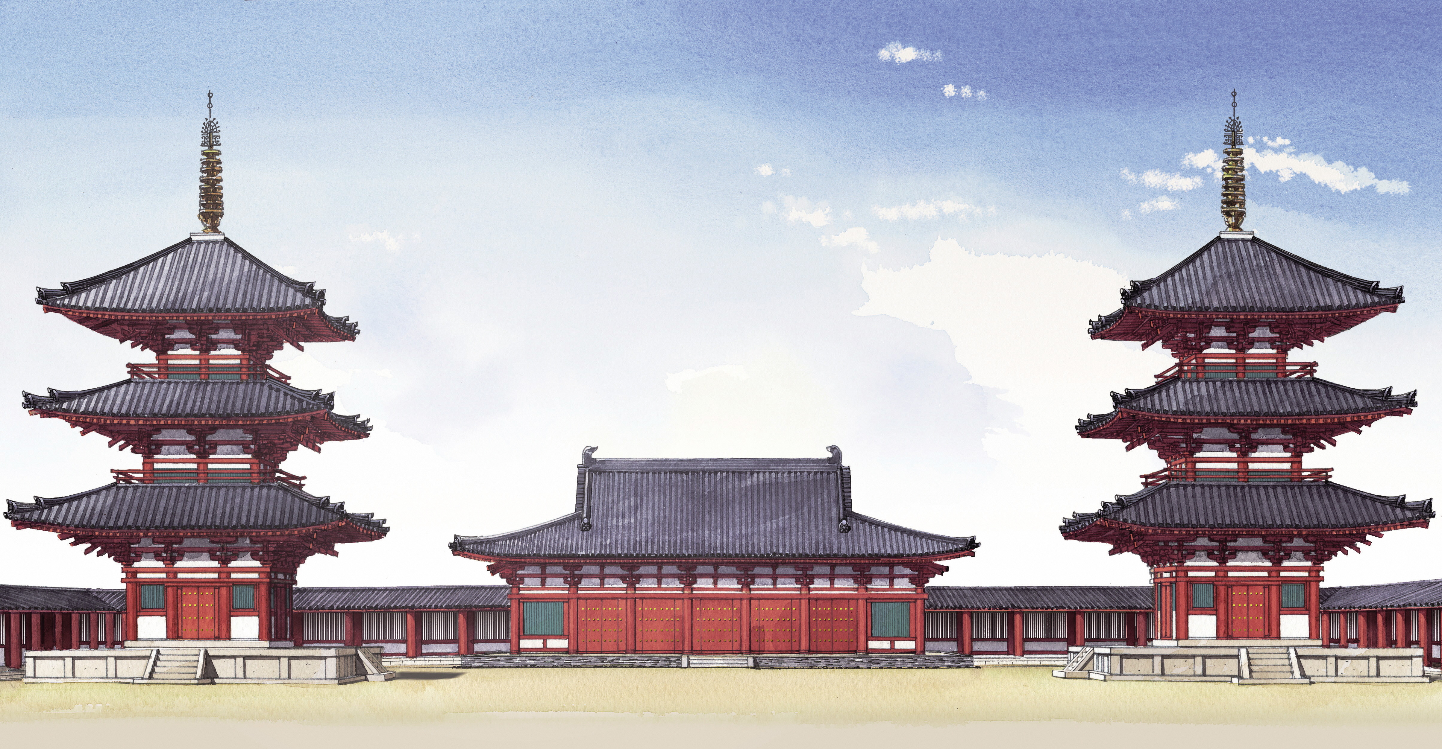 枚方市】百済寺跡築地塀完成記念式典｜創建当時の工法で復元 - かじや