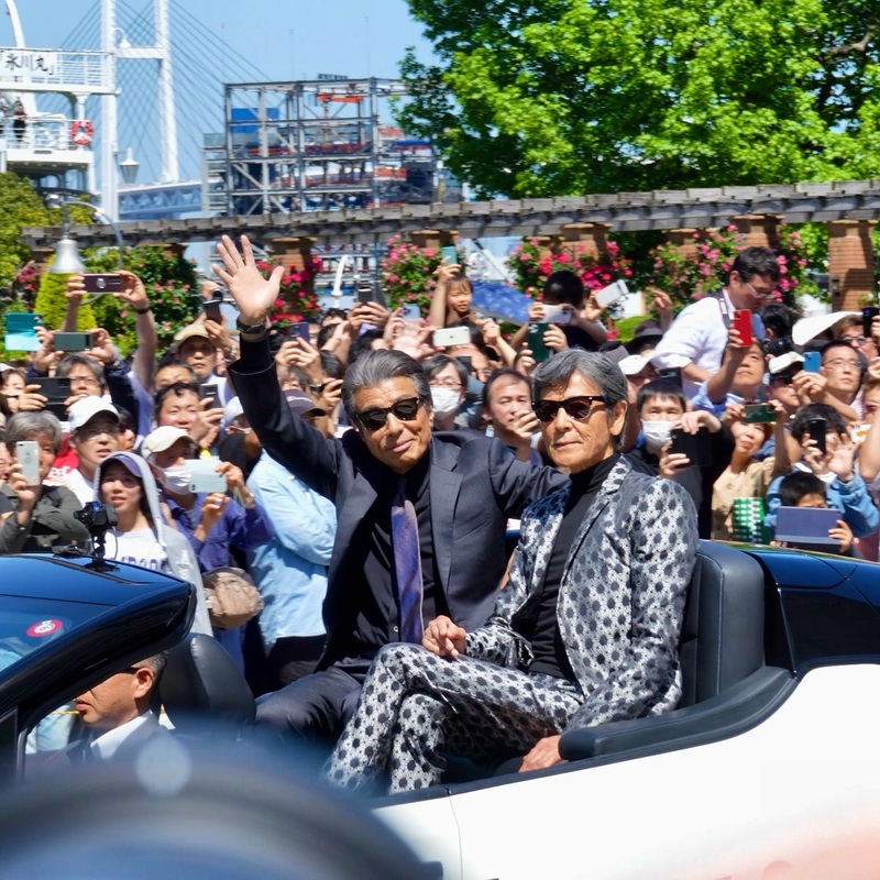 柴田恭兵　舘ひろし横浜パレードの写真セット 柴田恭兵 舘ひろし横浜パレードの5枚写真セットの通販 by アクア