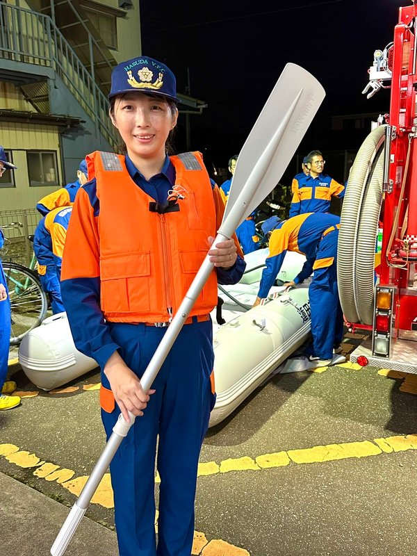 🚣ゴムボート取扱訓練（第5分団）🧑‍🚒】 - 豊嶋はるか（トヨシマ