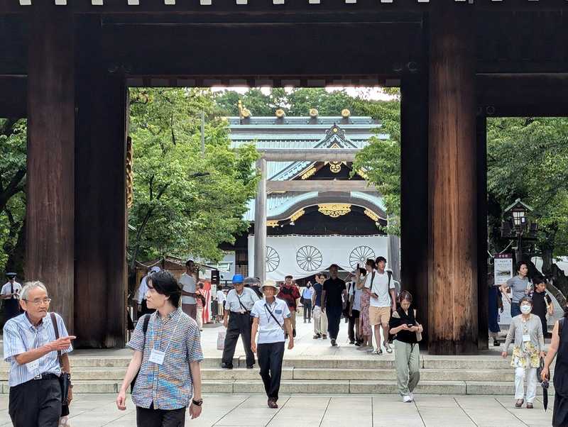 靖国神社大東亜戦争 終戦70年参拝記念品ハンカチ 東京】終戦80年『靖國神社(靖国神社)』でいただいたステキな