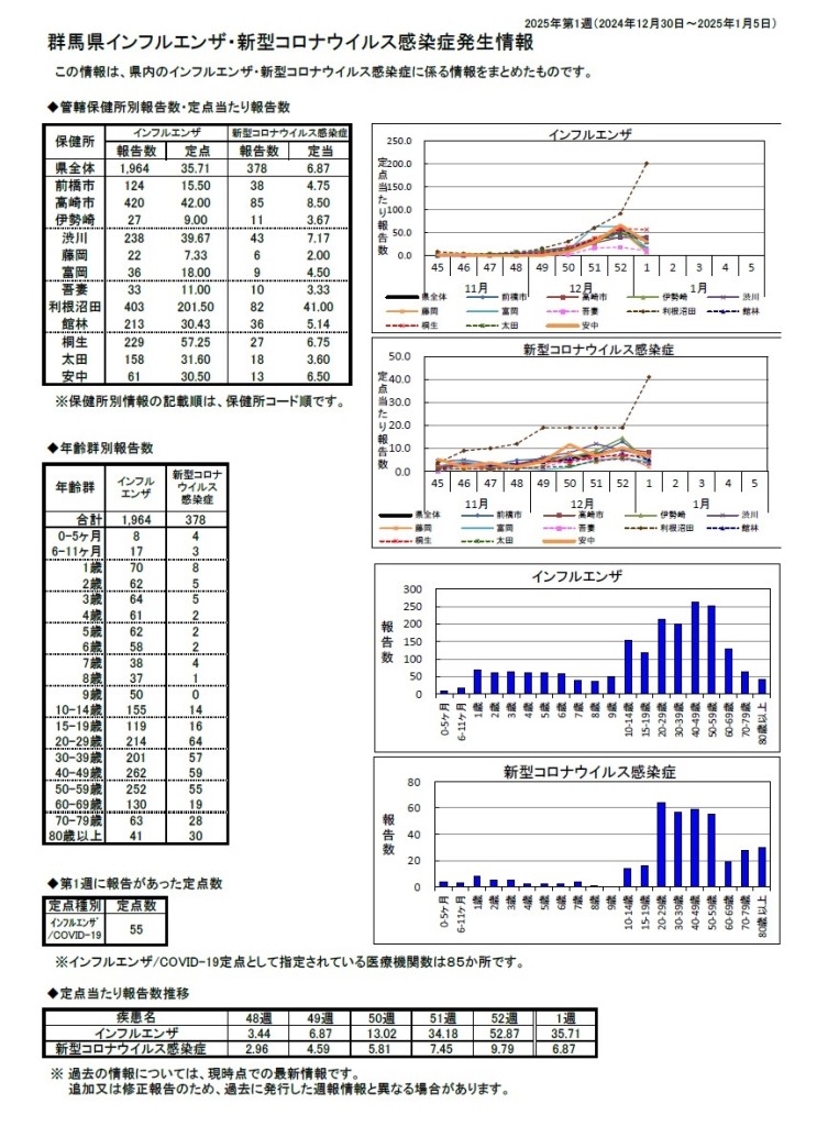 インフルエンザに注意しましょう⚠警報発令中⚠】｜群馬県安中市議会