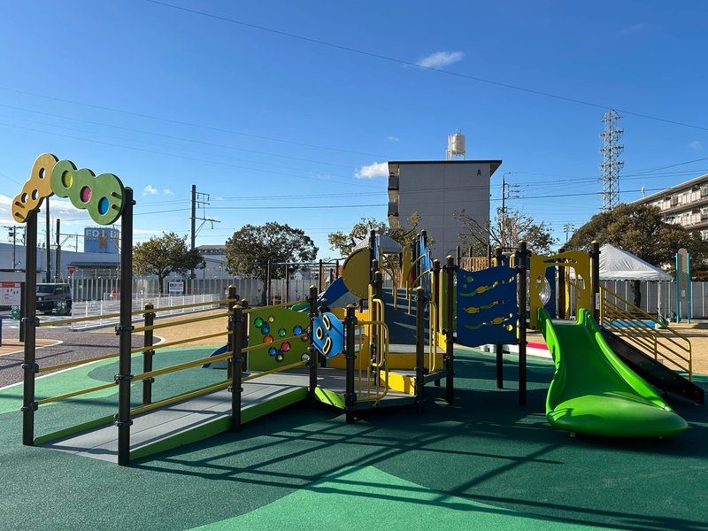 インクルーシブ公園🛝】新地ドリームパーク内に、いよいよ明日