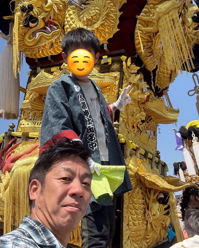 春は子ども天国✨今日は、市内の子ども太鼓が運行され各地域に集まり