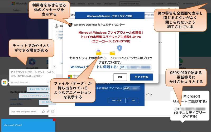 偽セキュリティ警告（サポート詐欺）にご注意を！ - すみさき勉