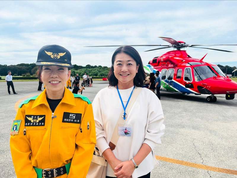大空で活躍する消防防災ヘリコプター『おおるり』🚁栃木県消防防災航空
