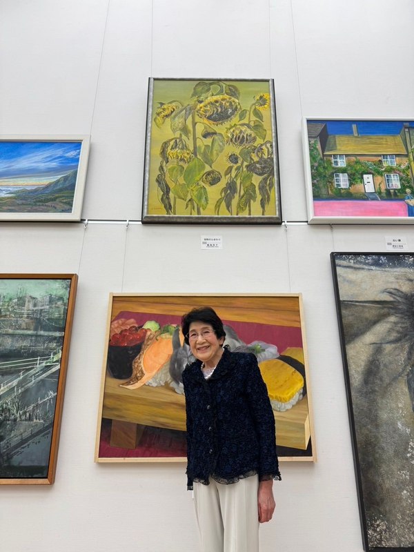 【二紀会委員による 紀の会展】 美術家にとって大変名誉である二紀展に、祖母が初挑戦、初入選いたし