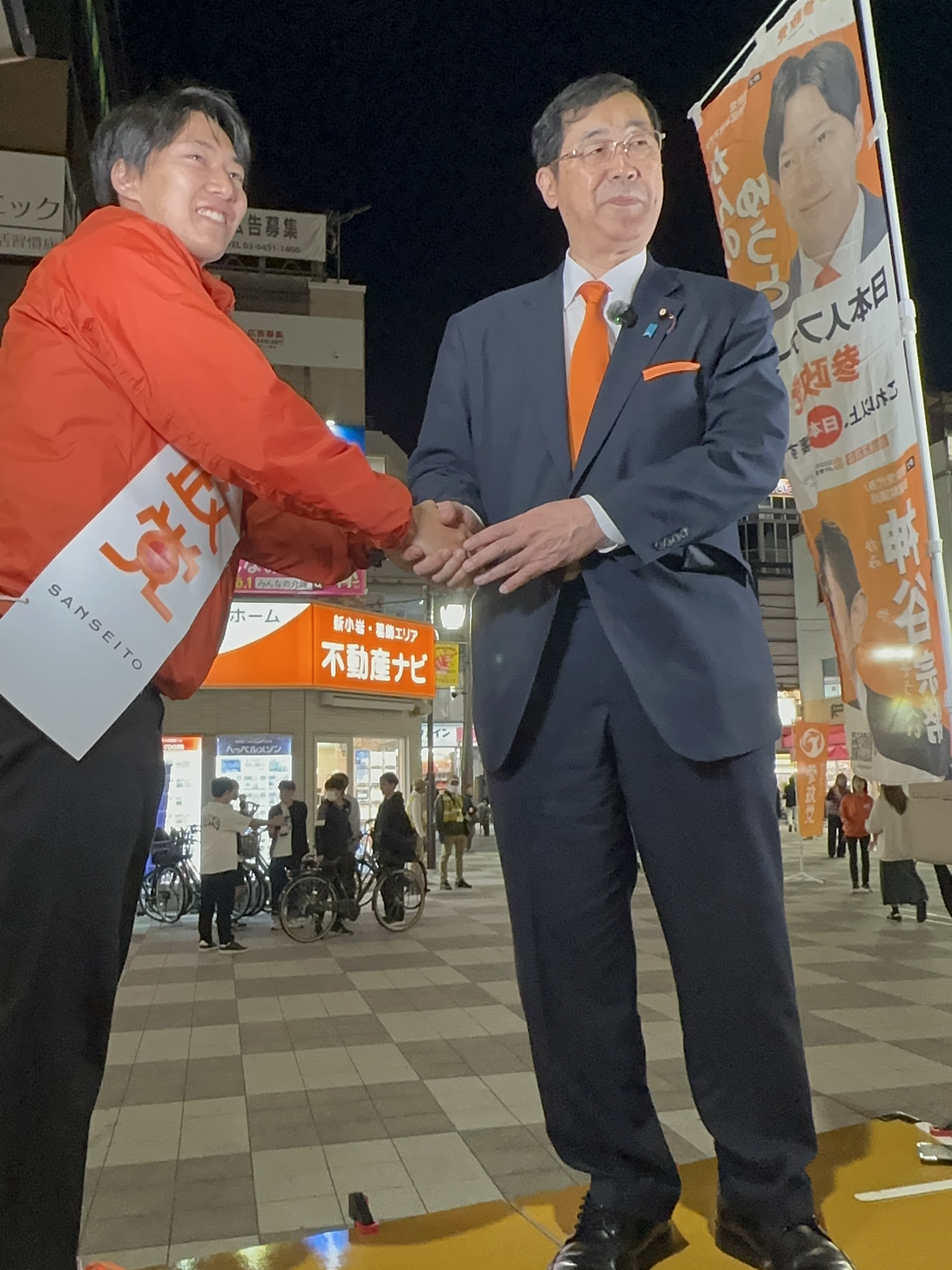 松田まなぶ参議院議員をお迎えして】in新小岩駅北口［葛飾区議会議員