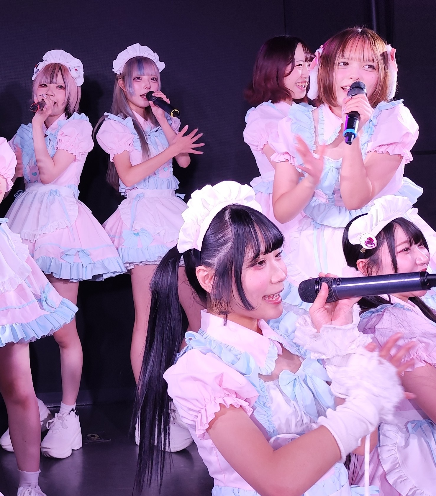 今期★1% イチパーセント コンビサロペット ストライプ ワンコインライブ12/3 後編（Nine chocolates）&平日チェキ会 2名