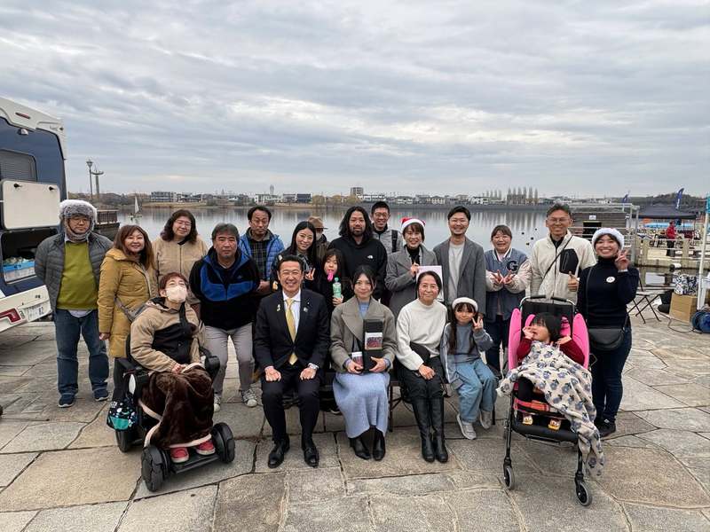 越谷サクラレイクの焚き火座談会とアート