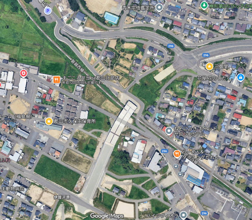 都市計画道路 東部幹線（富久山久保田三御堂）道路改良工事 ○郡山市の