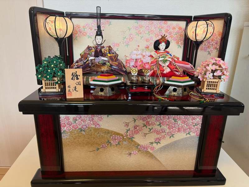 桃の節句ですね🌸娘のお雛様14回目の登場です。 - 水口くみか