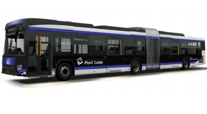 神戸市・神姫バス】連節バスがワクチン接種会場へ「ポーアイキャンパス