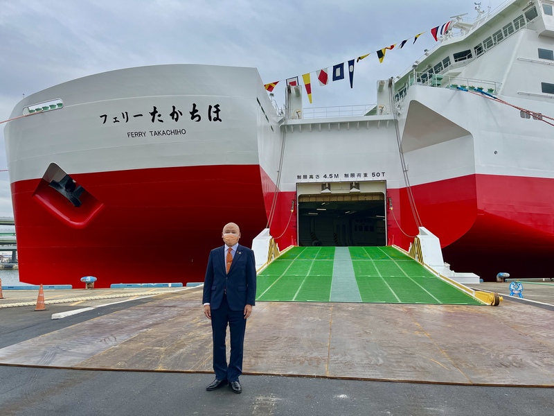 神戸―宮崎航路に新船🛳「フェリーたかちほ」の内覧会へ、いよいよ4月15