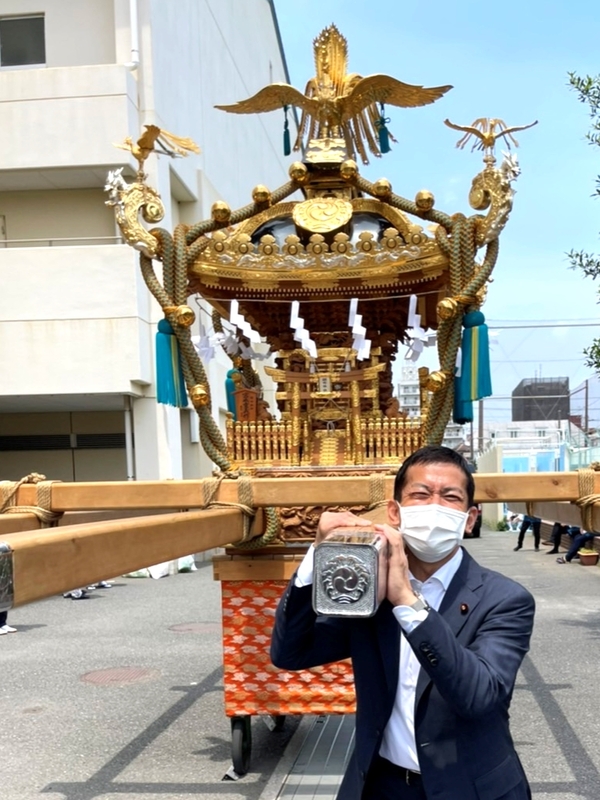 お神輿 潮田神社例大祭 - 中西健治（ナカニシケンジ） ｜ 選挙ドットコム