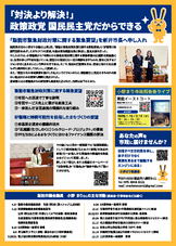 国民民主党ビラ裏面