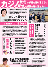 カジノに反対の議員を選んでください